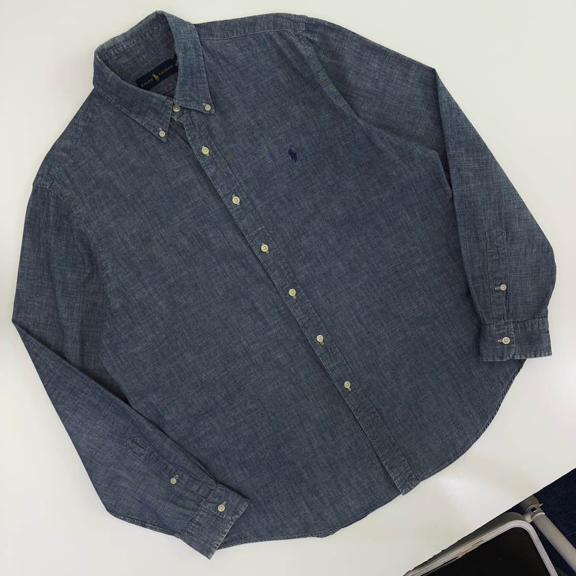 Polo  폴로 랄프로렌 자수 코튼 샴브레이 셔츠 상품이미지2