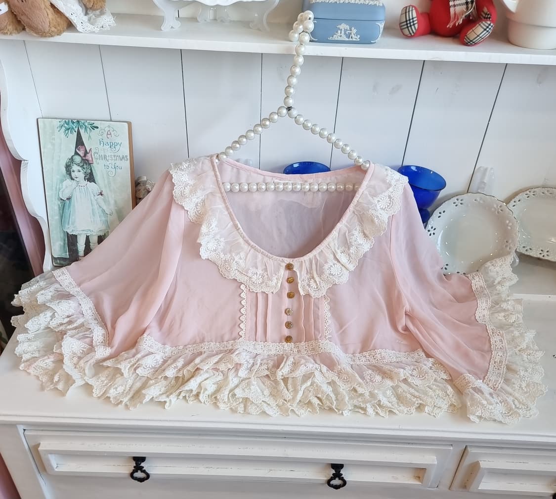 리즈리사케이프 블라우스 상품이미지6