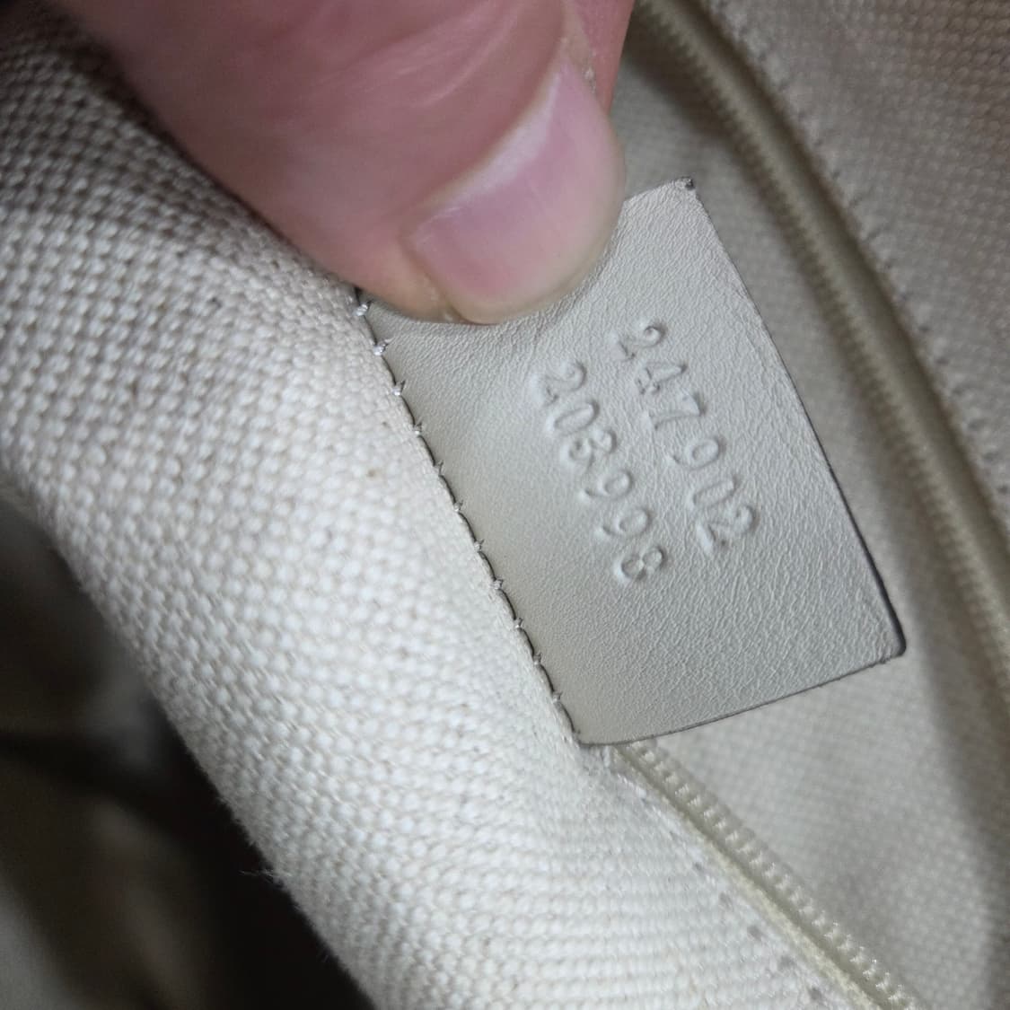 구찌 씨마 아이보리 2way 거의 새 제품 상품이미지10