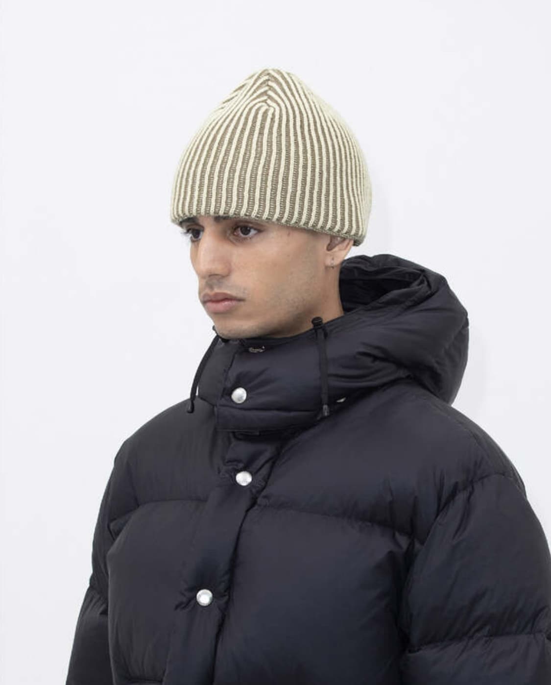 Short Cascade Beanie - Olive 상품이미지4