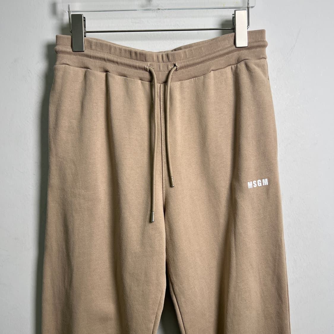 MSGM 베이지 로고 스웨트팬츠 M 상품이미지3