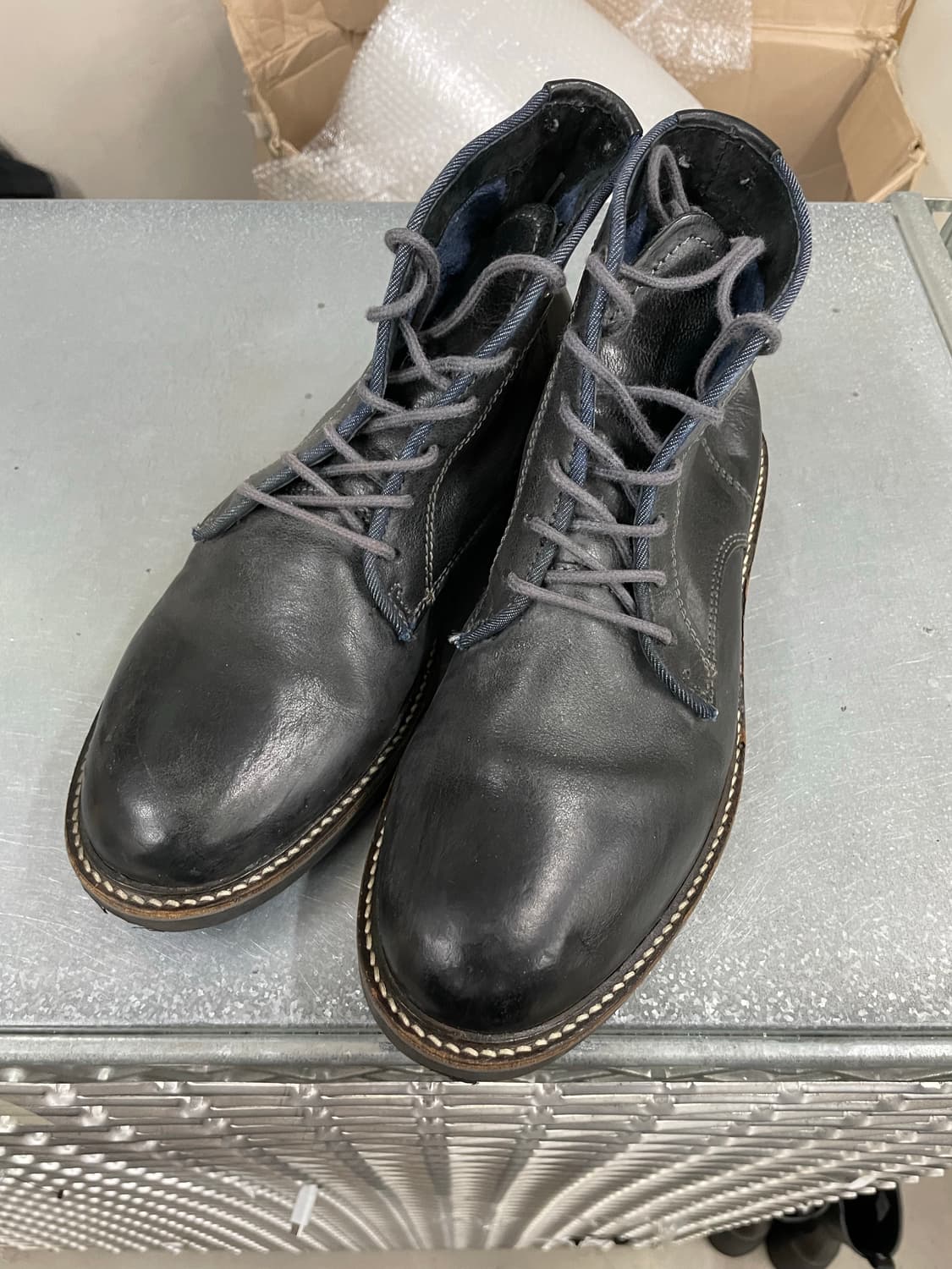 바타 레더 컴뱃 부츠 40 상품이미지2