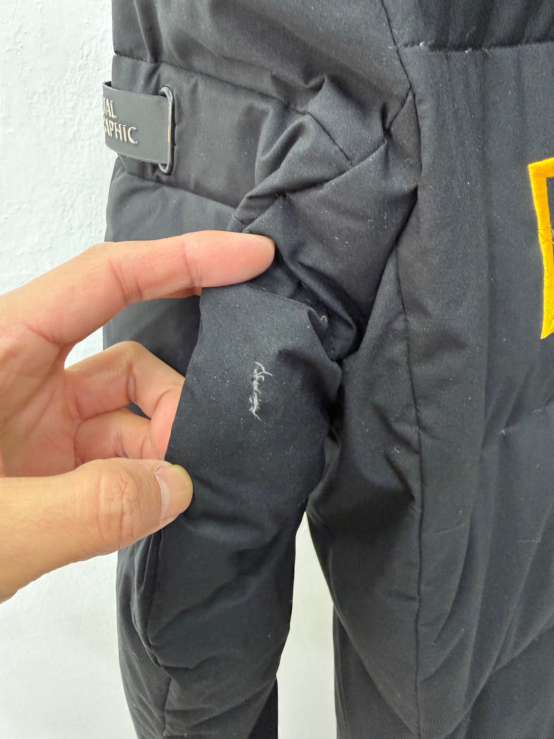 정품) 내셔널지오그래픽 블랙 롱패딩 S 상품이미지6