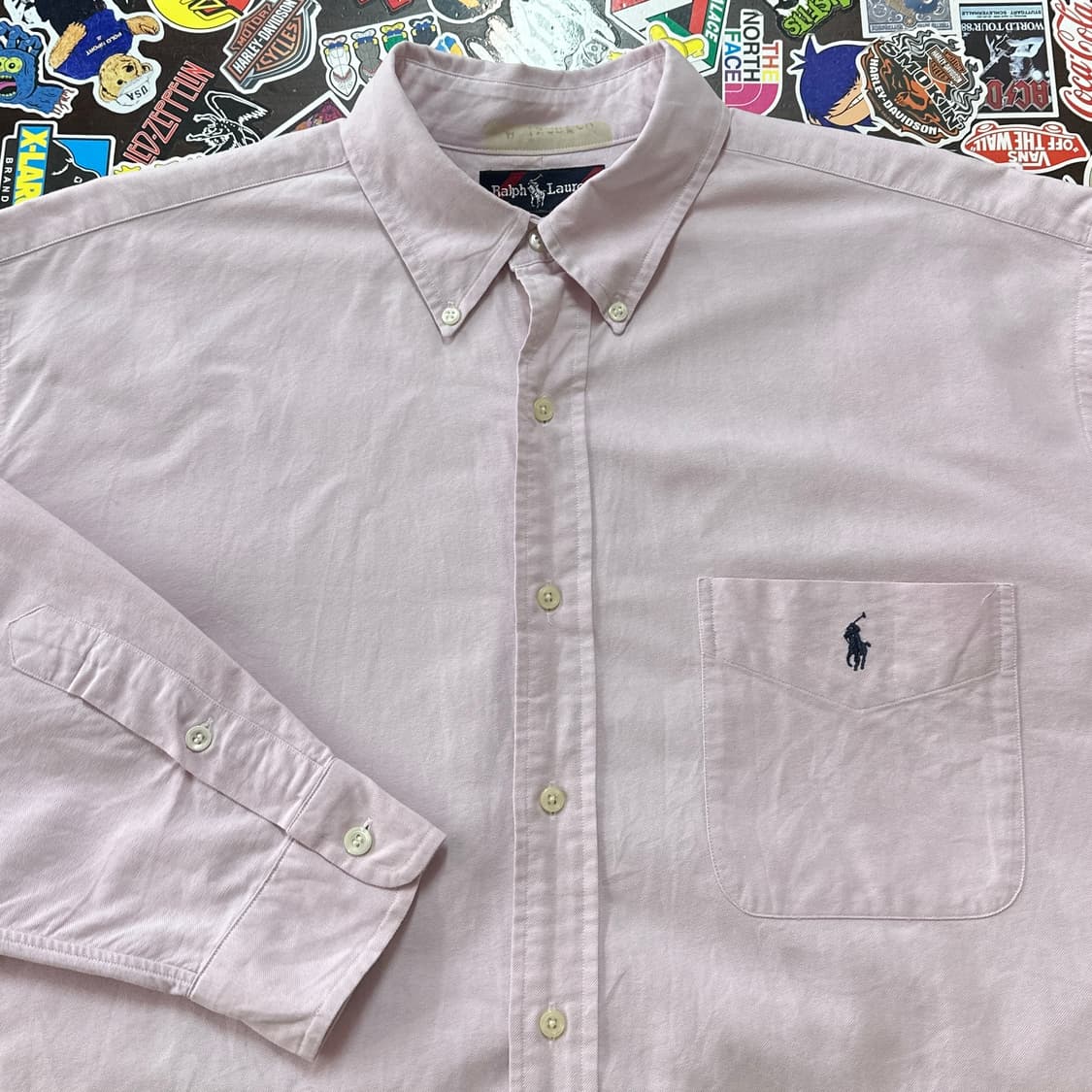 90s 폴로 랄프로렌 빅셔츠 L 상품이미지3