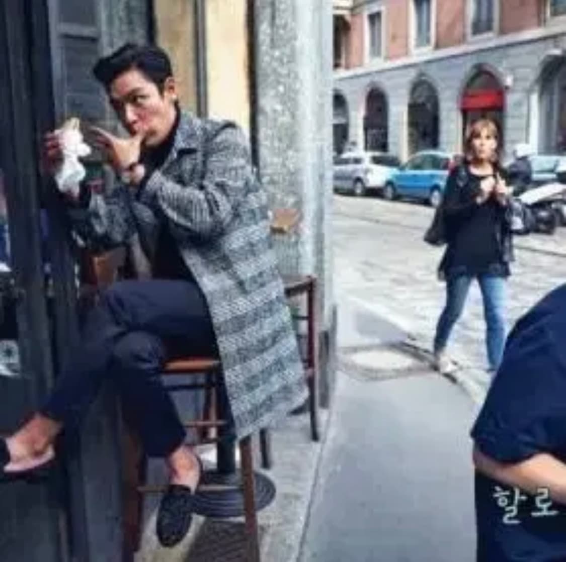 [95] 산드로 글렌체크 울코트 상품이미지10