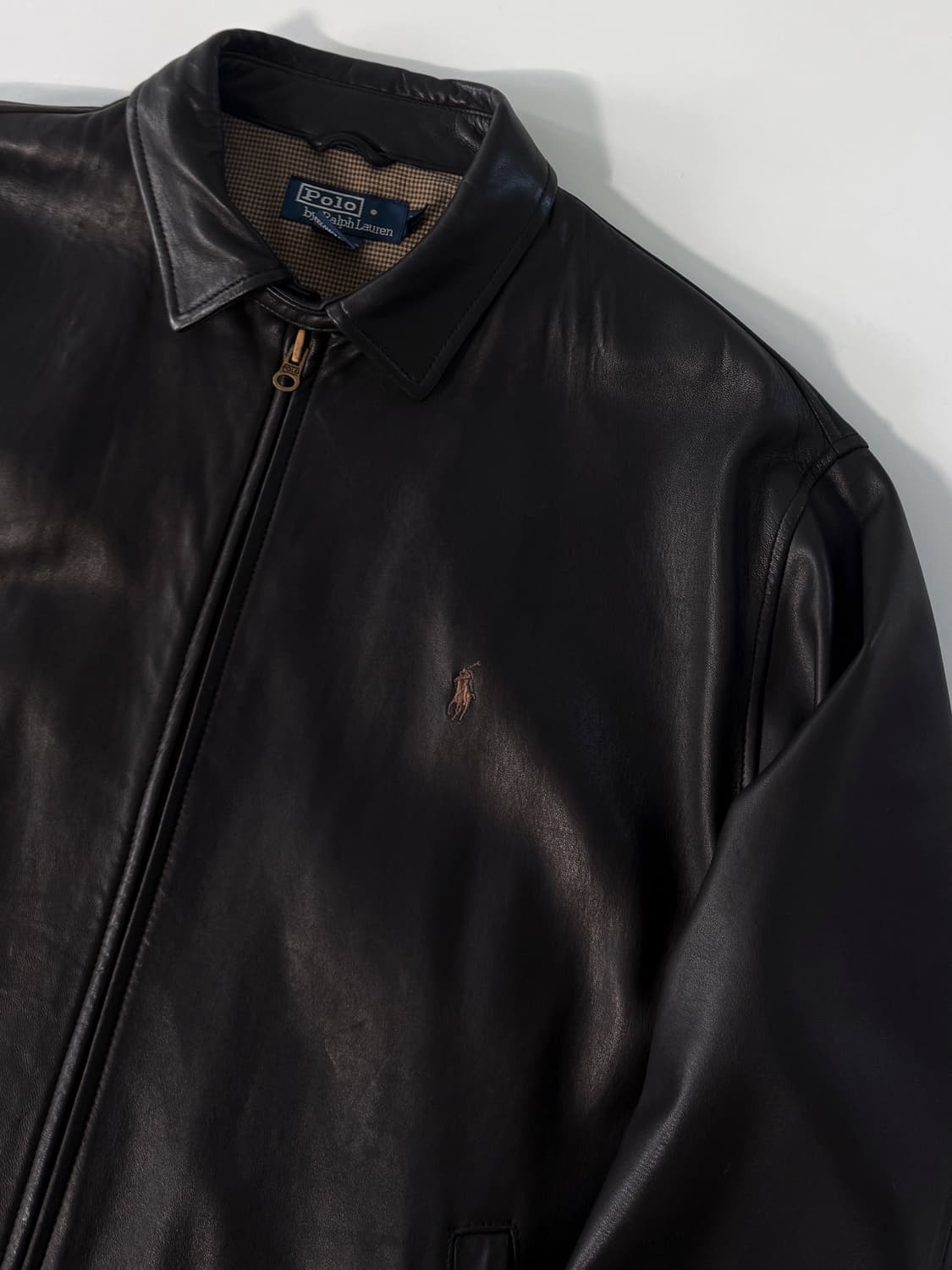 폴로 랄프로렌 오버핏 맥스웰 램스킨 리얼레더 자켓 상품이미지4