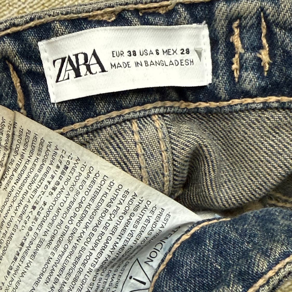 자라 데님 카고 팬츠 (38) 상품이미지2