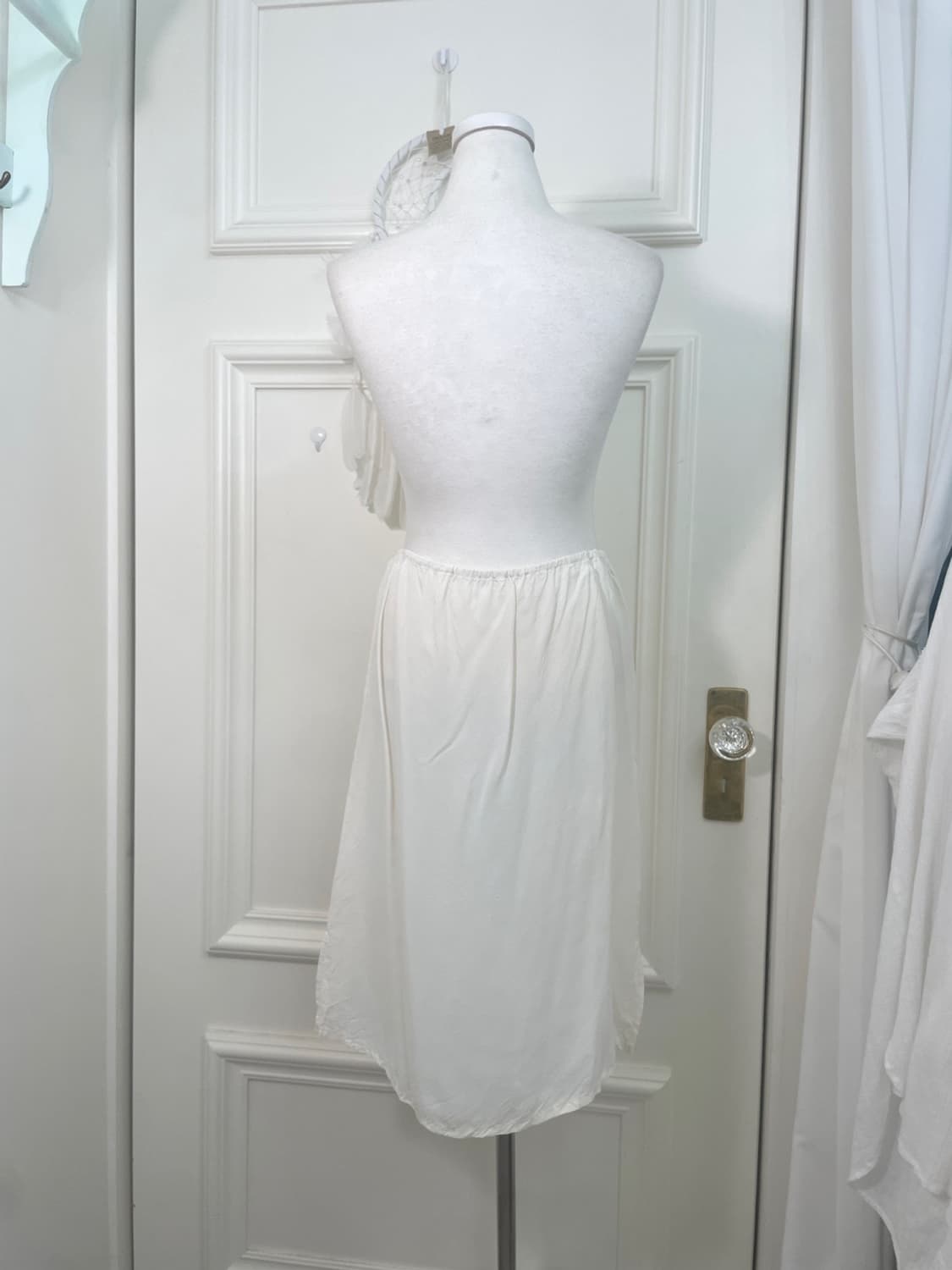 ivory lace trim tule skirt(size-36) 상품이미지8