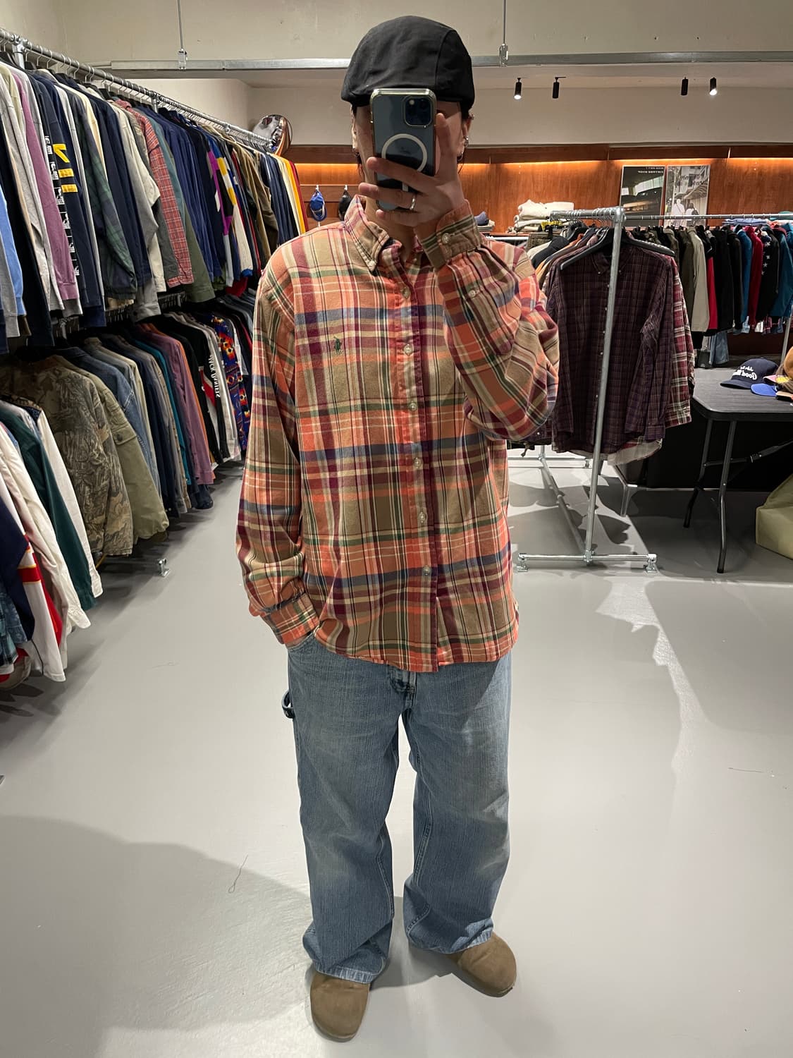 폴로 랄프 로렌 체크 셔츠   상품이미지2