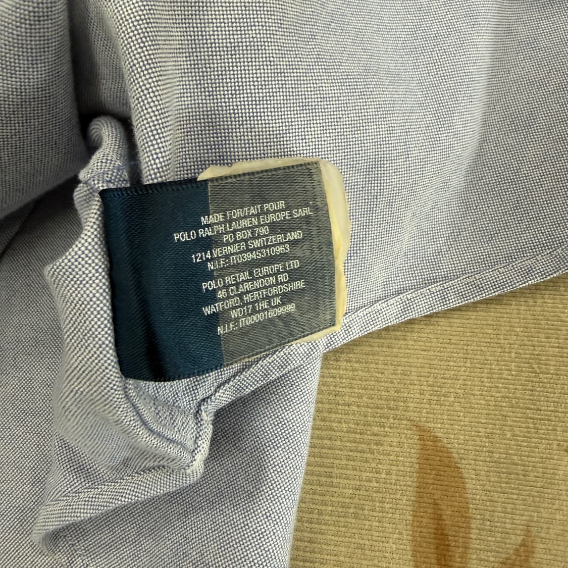 (S)폴로 랄프로렌 코튼 옥스포드 빅포니 셔츠(소라색) 상품이미지4