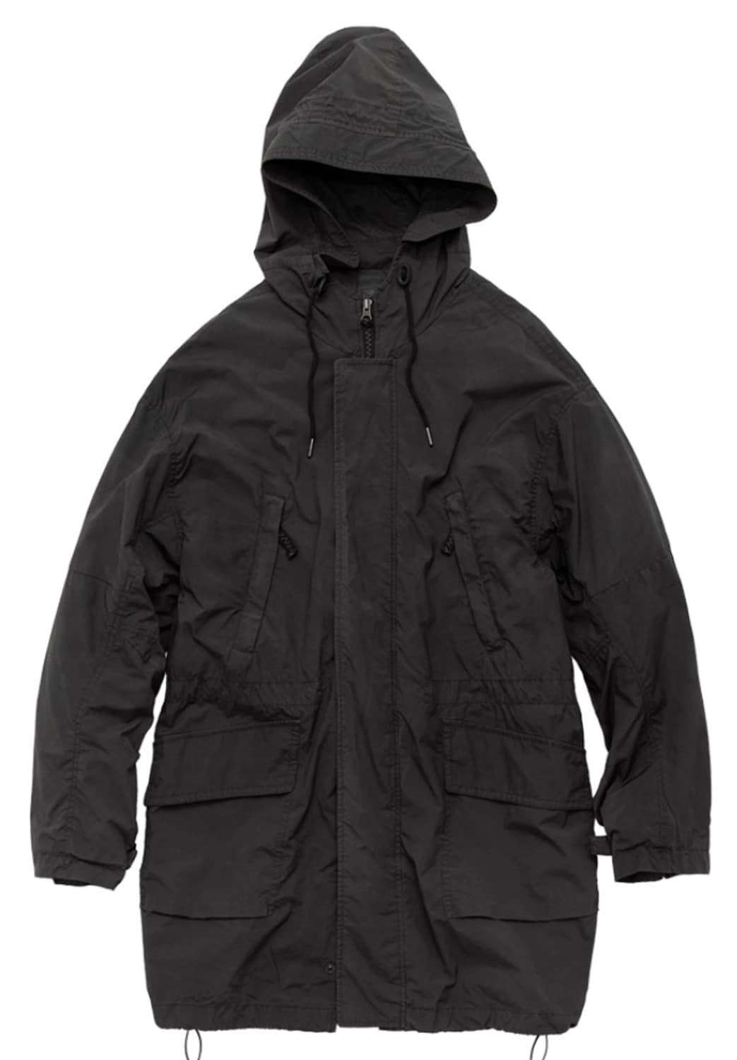 (2) 폴리테루 64델 롱파카 하드 코티드 올리브그레이 상품이미지1