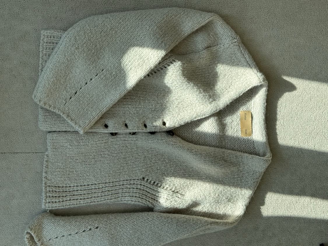 마뗑킴 볼륨 니트 가디건 상품이미지4