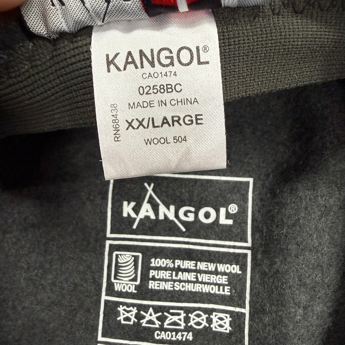 (XXL)캉골 Kangol 울 헌팅캡(차콜) 상품이미지6