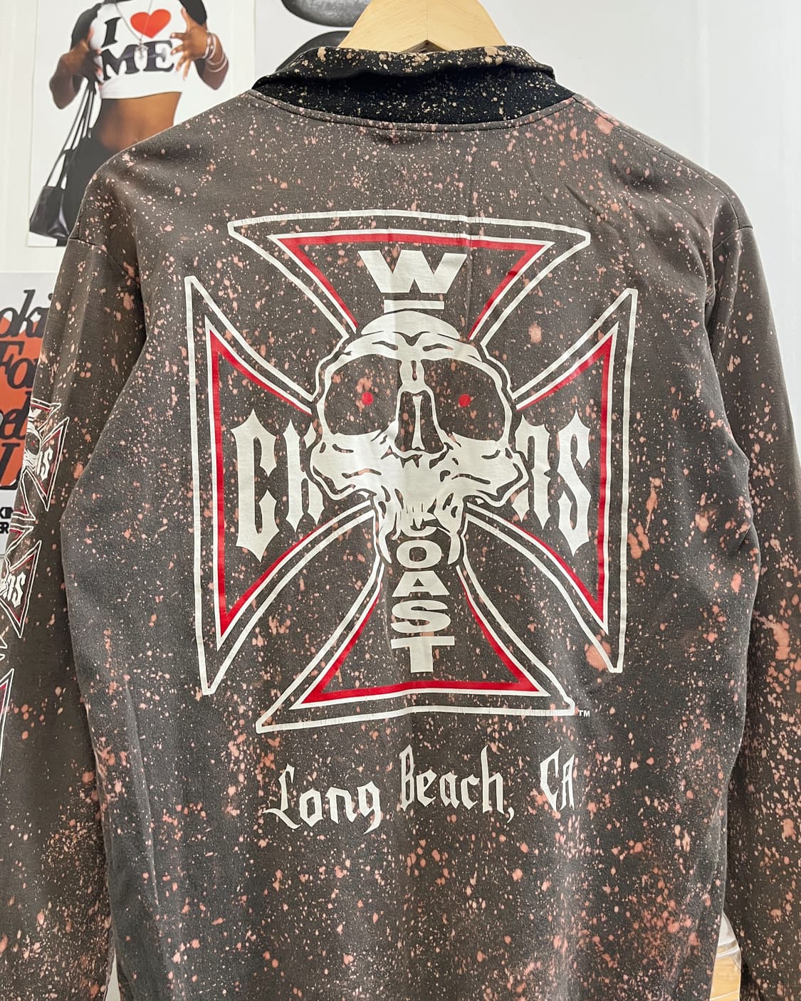 West Coast Choppers 블리치드 쿼터집 맨투맨 상품이미지8