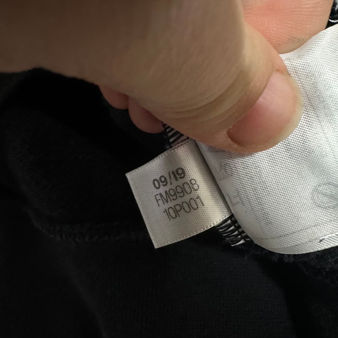 ✨ (바배) 아디다스 빅로고 블랙 후드티  상품이미지5