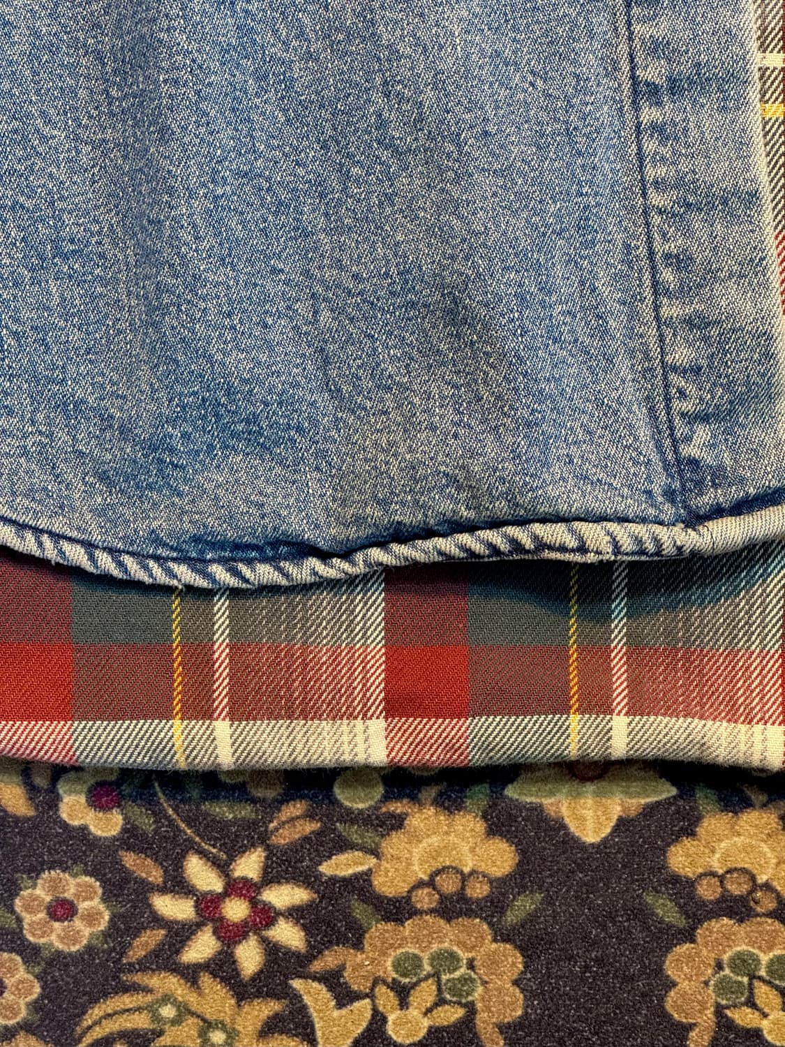 90s 폴로 데님 플란넬 오버셔츠 자켓 상품이미지9