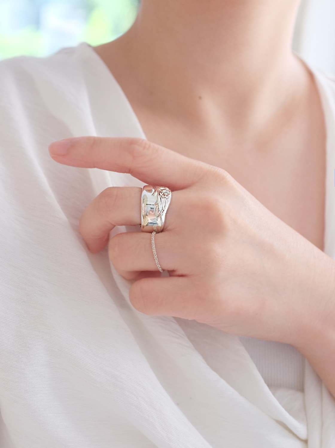 1950s 빈티지스푼으로 제작된 빈티지반지 스푼링 101680 상품이미지7