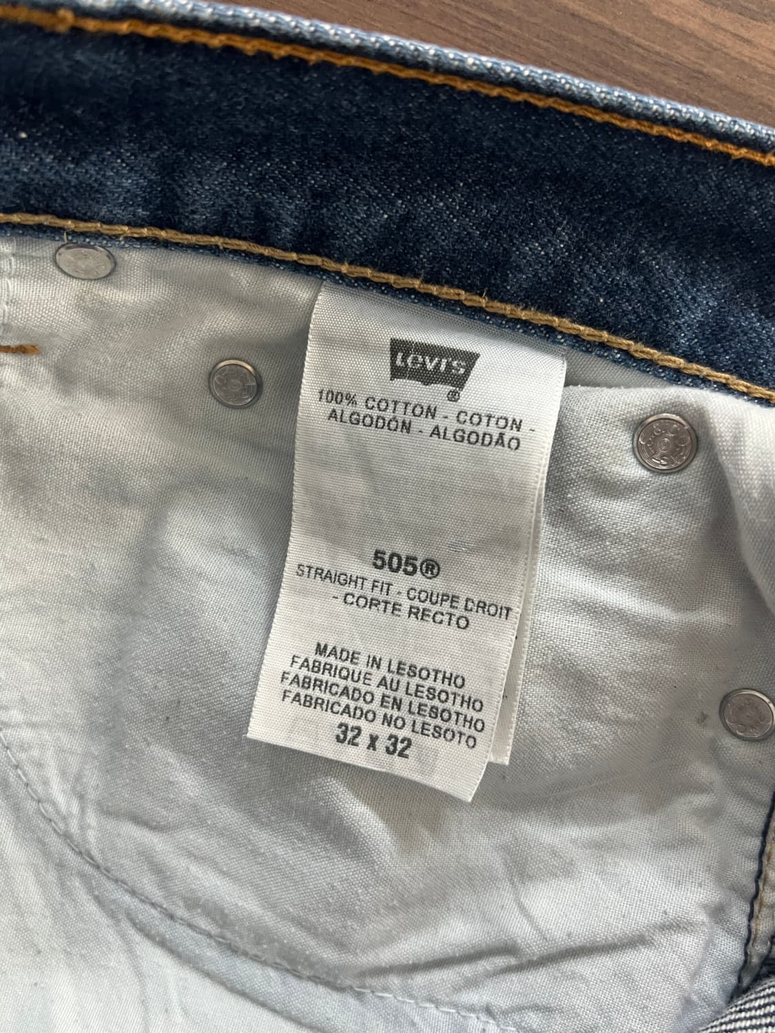 00s Levis 리바이스 505 스트레이트 핏 데님 팬츠 상품이미지7