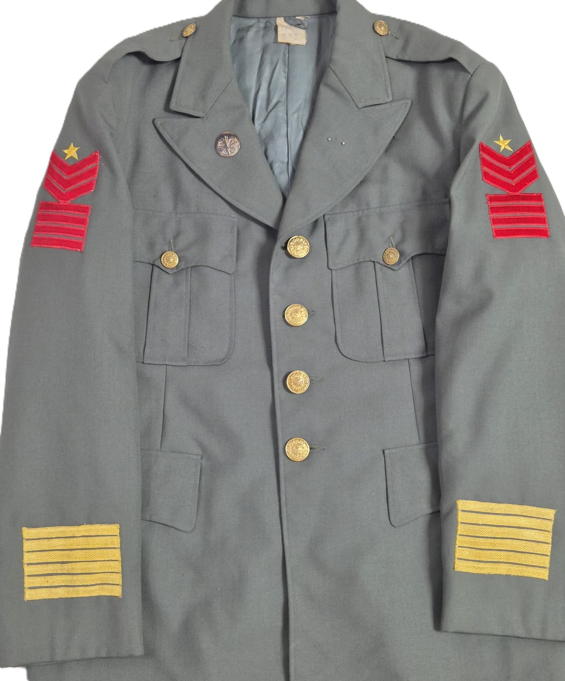 육군 구형 보병 원사 정복 전투복 상의 자켓 (S) 상품이미지6