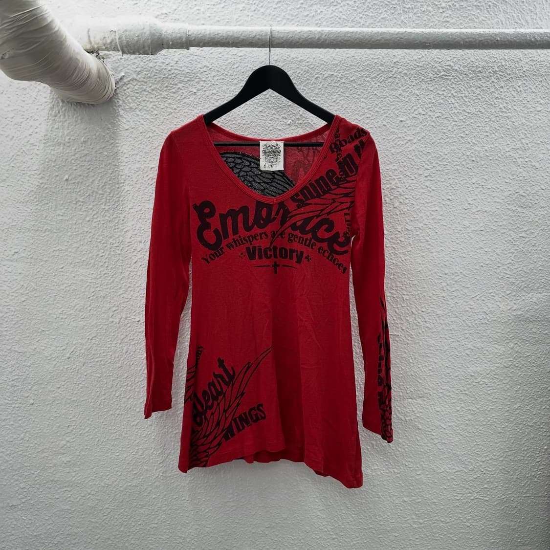 Glitz y2k back wing long sleeves 상품이미지5