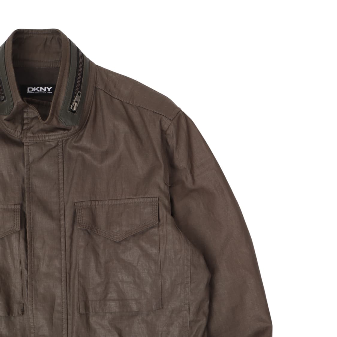 DKNY 디케이엔와이 코팅 린넨 필드자켓 상품이미지3