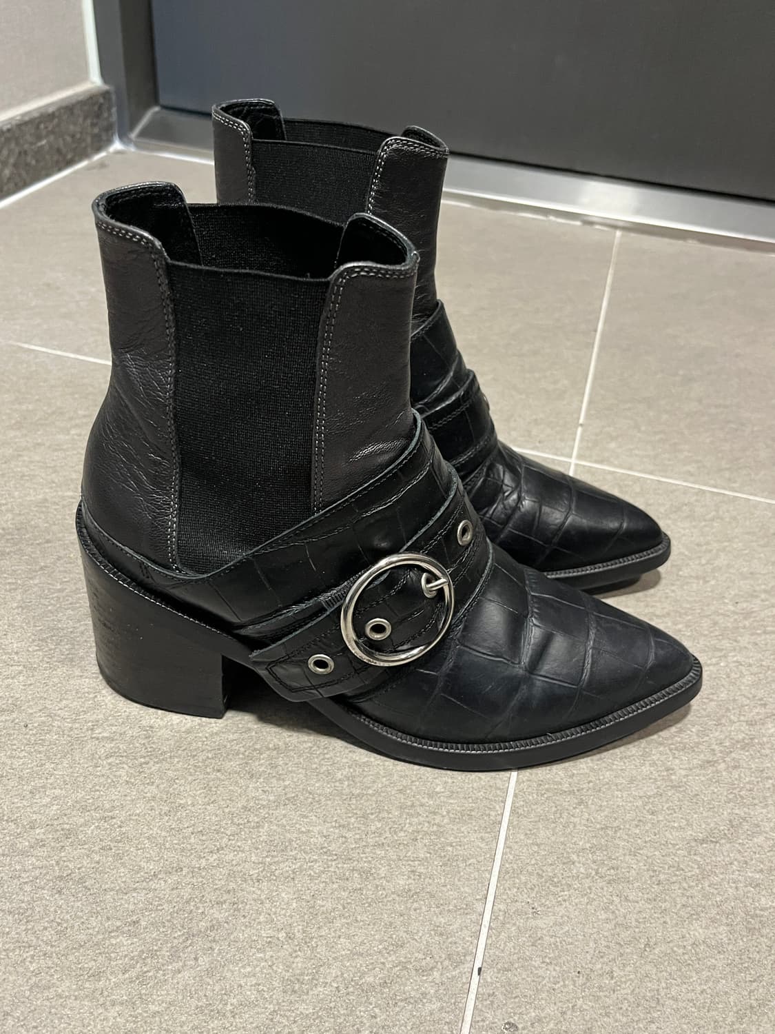 MM6 버클 레더 부츠 35사이즈 상품이미지2