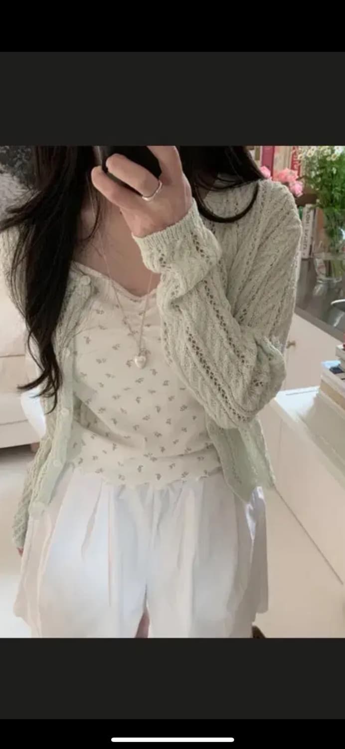 미니포에 케일러 가디건 민트 상품이미지1