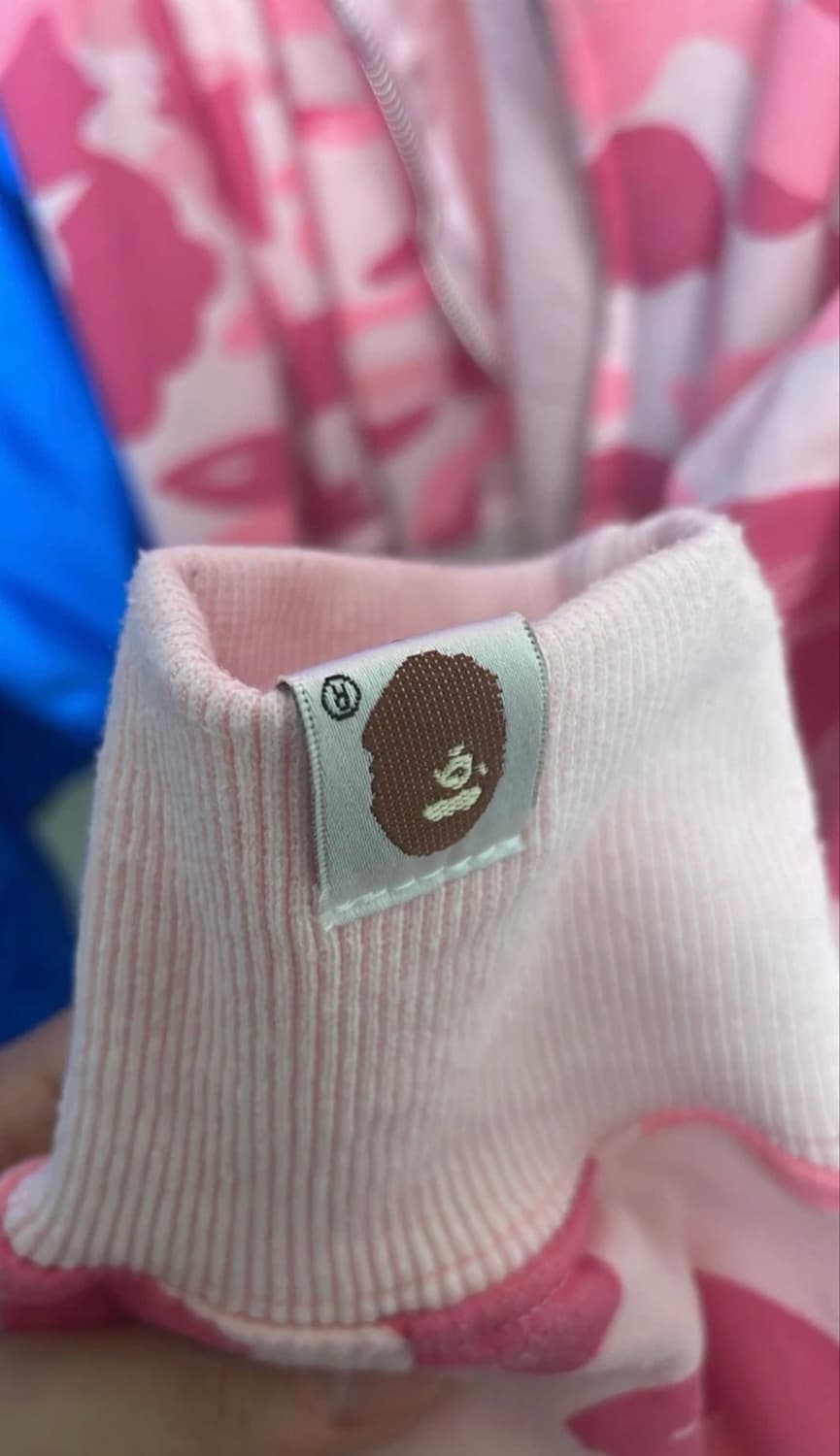 급처 오늘만 BAPE 핑크 카모 후드집업 상품이미지3
