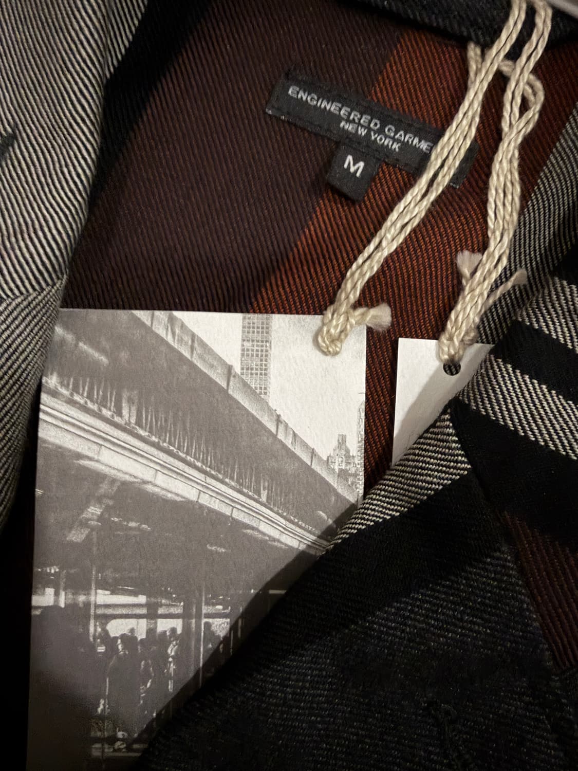 엔지니어스 가먼츠 로이터 재킷 - 멀티 컬러 와이드 스트라이프 워스티드 상품이미지4