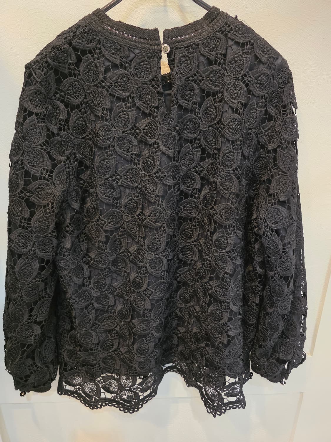 안나수이 블랙 레이스 블라우스 상품이미지6