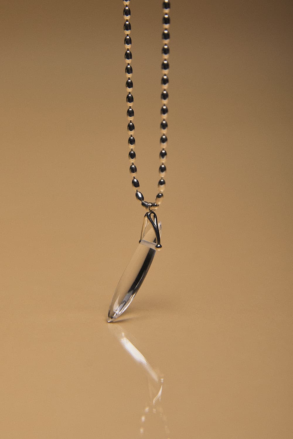 콜드프레임 BOHO OVAL QUARTZ NECKLACE 상품이미지1