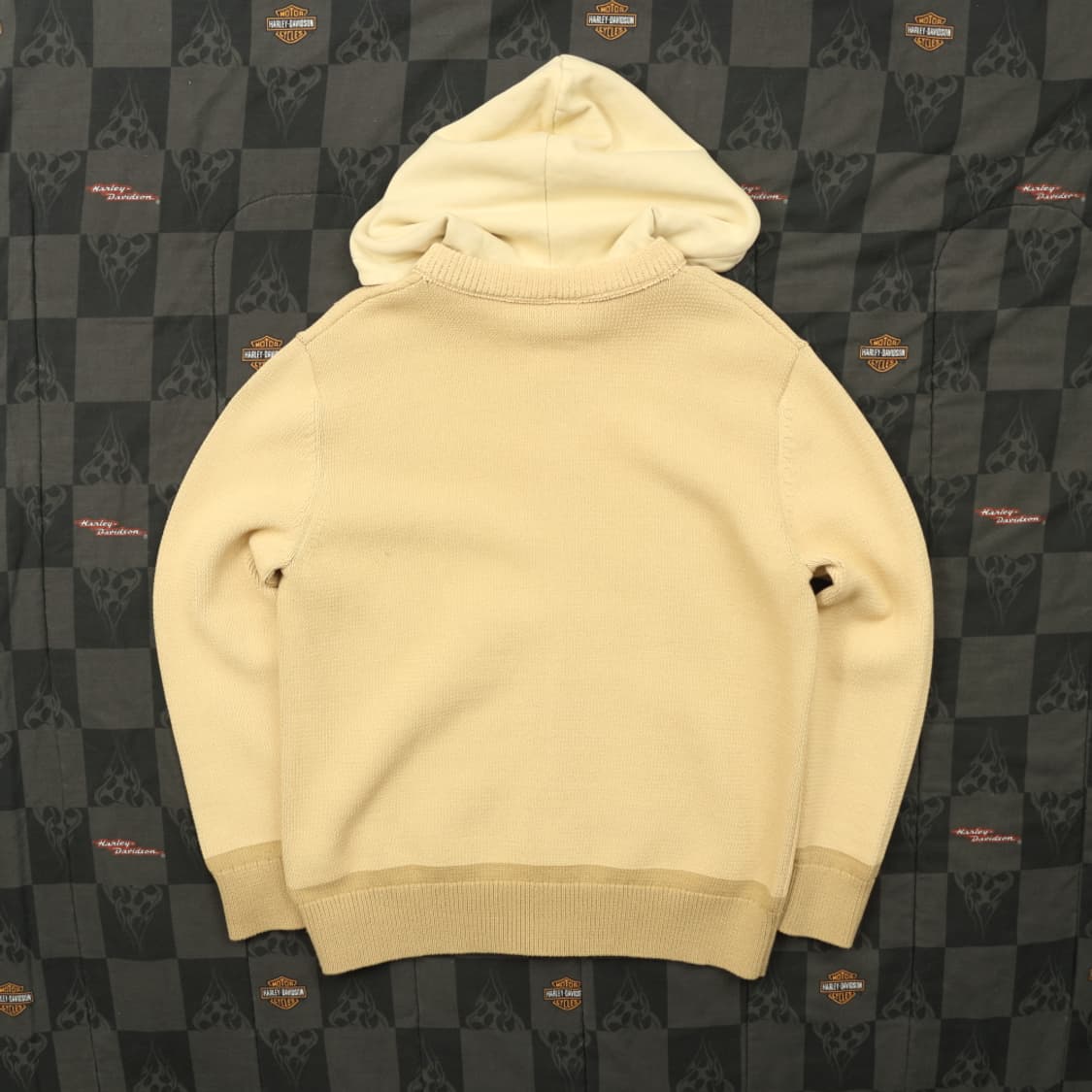 디젤 베이지 스웨터 니트 집업 L B19 상품이미지5