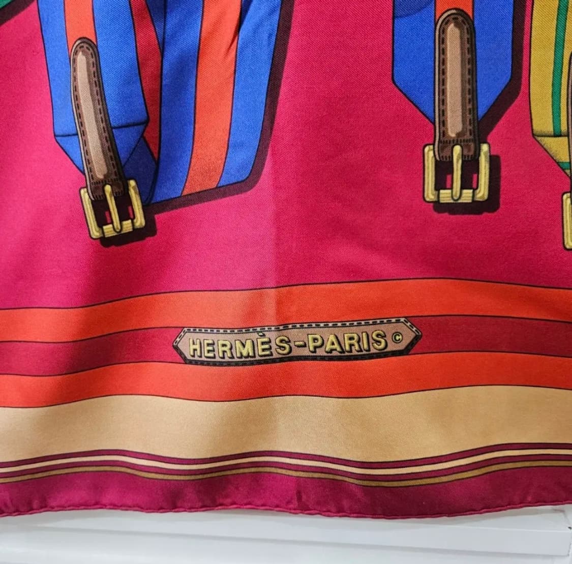 에르메스(Hermes) 실크 빈티지스카프 까레 상품이미지2