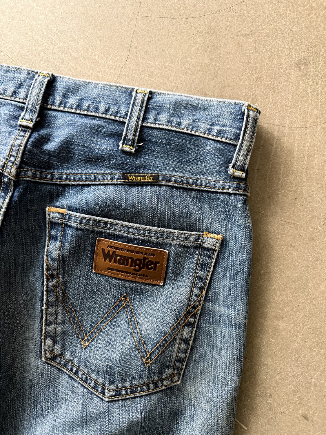 Vintage Wrangler Washing Denim Pants 상품이미지6