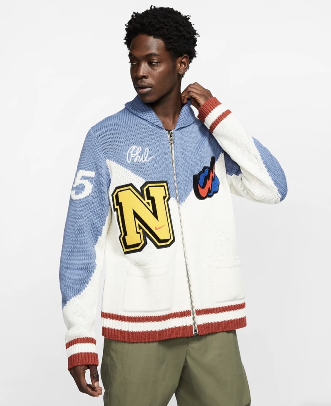나이키 필라이트 레터맨 스웨터 상품이미지2