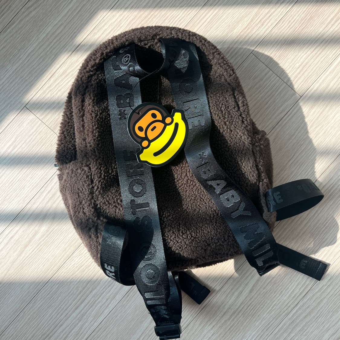 베이프 베이비 마일로 미니 퍼 백팩 브라운 상품이미지6