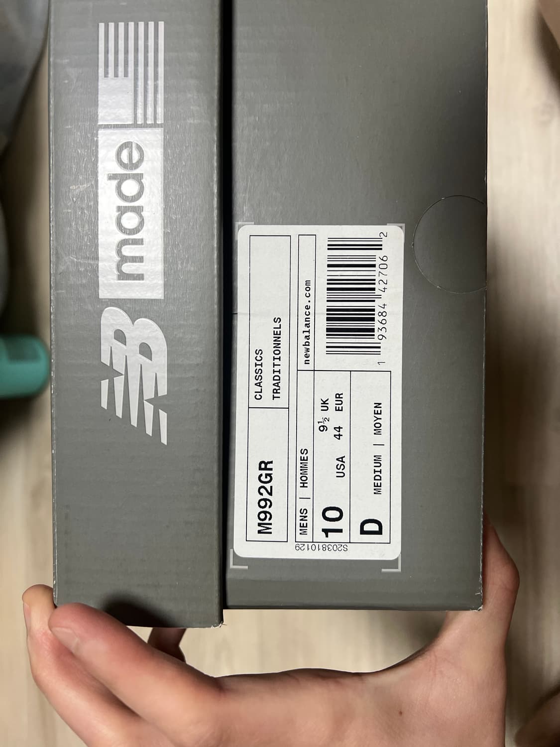 뉴발란스 992 그레이 280 상품이미지2