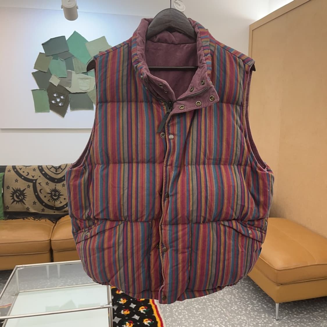 디스이즈네버댓X그레이트풀데드 히피 리버시블 패딩 조끼 110 C07529 상품이미지3