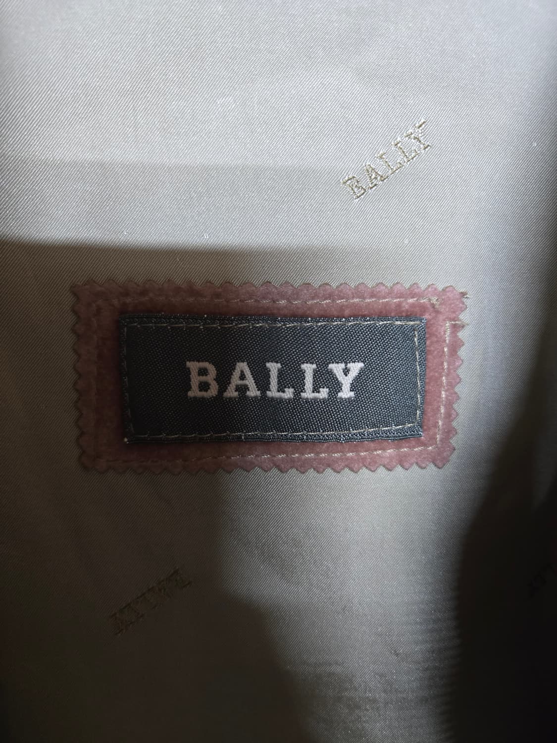 BALLY 베이지 코튼 블루종 빈티지 봄버 자켓 46 상품이미지7