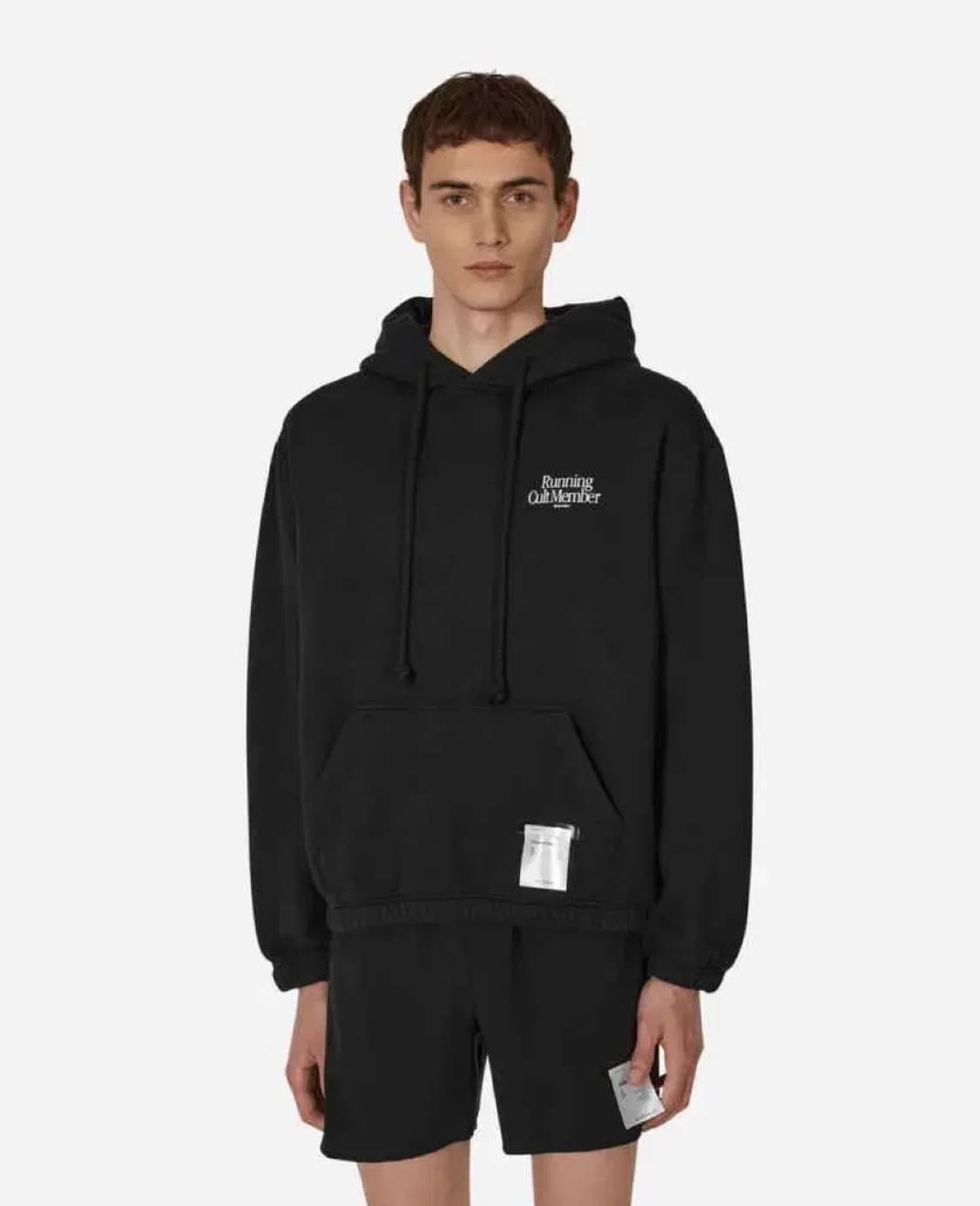 새티스파이 후드티 블랙 m 팝니다 상품이미지1