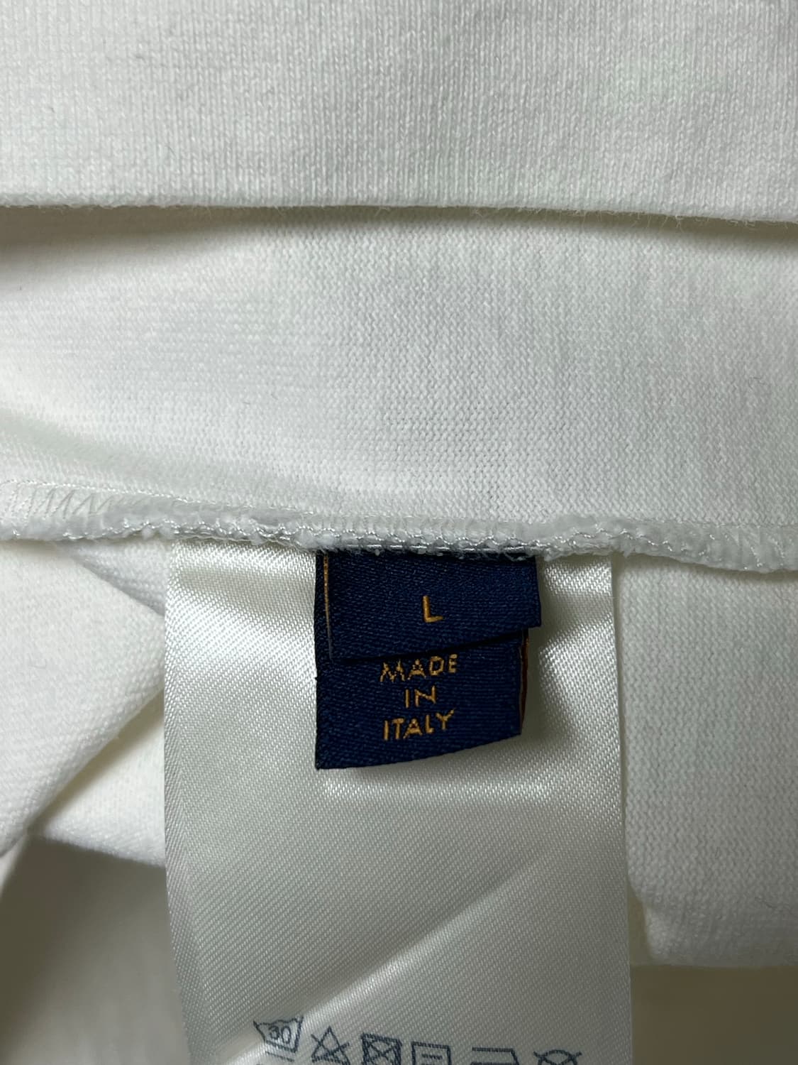 [정품] 백화점판 / L 루이비통 로고 반팔티 화이트 상품이미지6