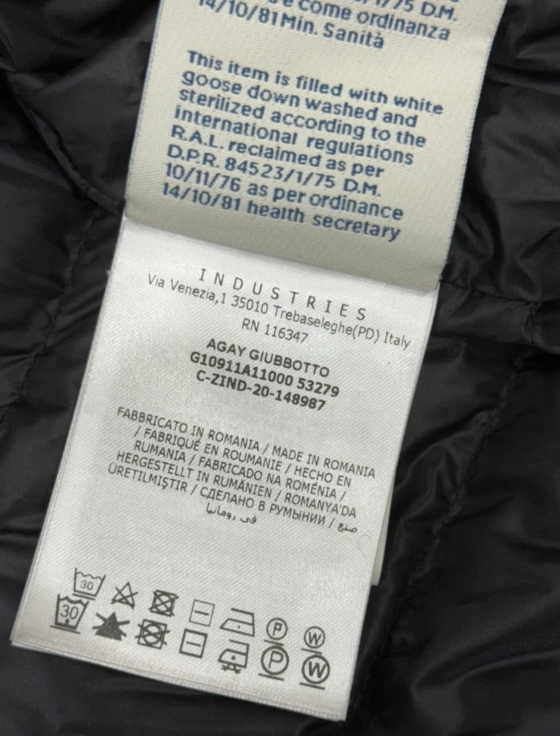 몽클레어 아게이패딩 블랙 상품이미지4