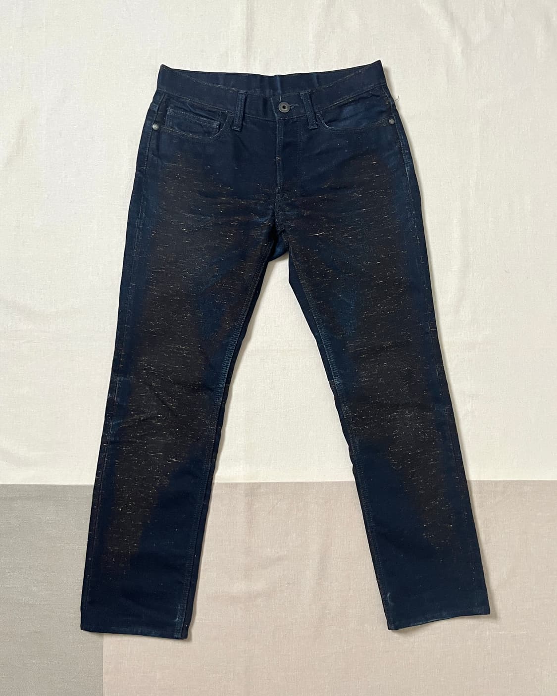 이세이미야케 맨 텍스처믹스 데님팬츠 issey miyake 네프 멜란지 상품이미지1