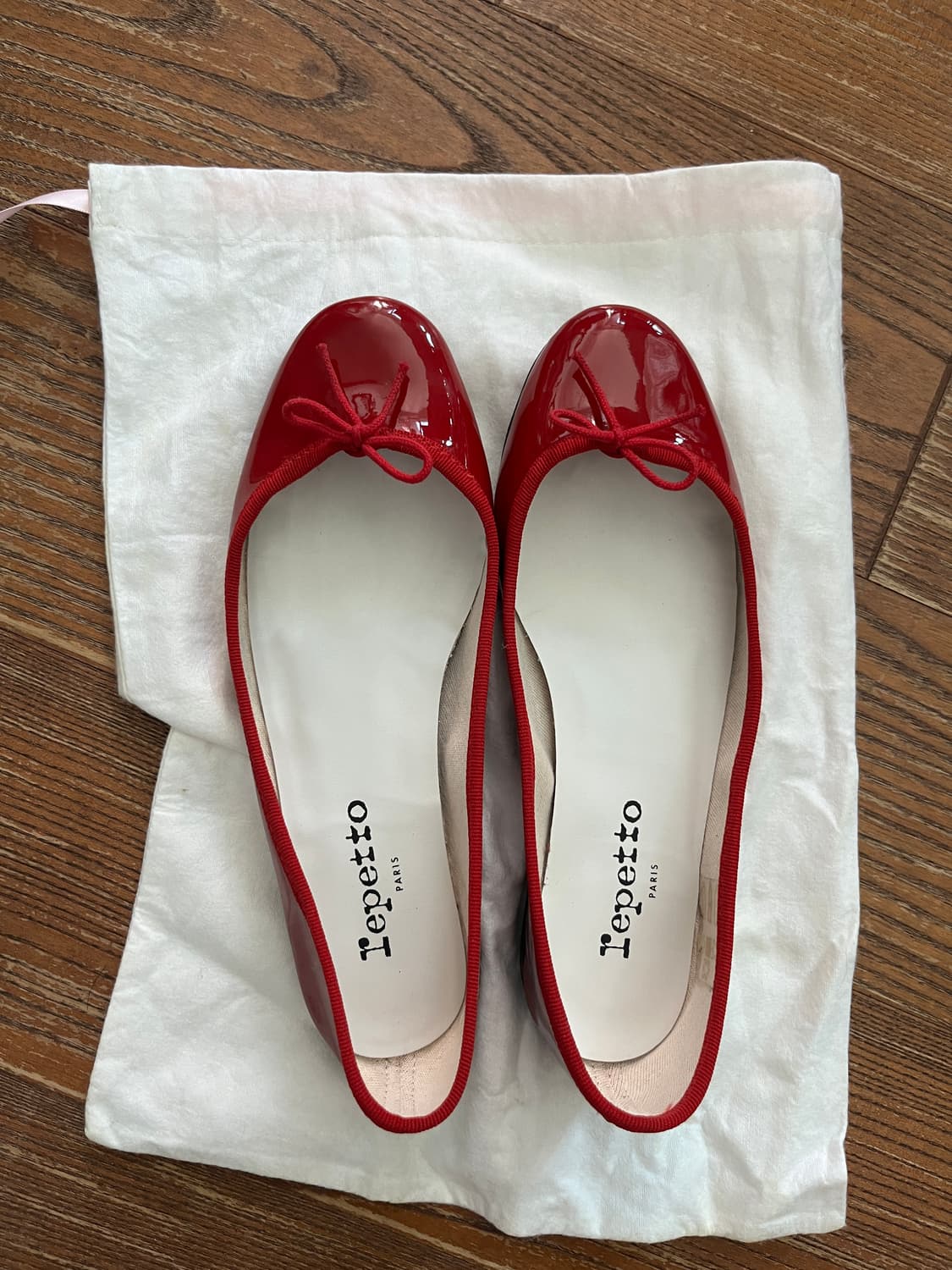 레페토 플랫슈즈 레드 상품이미지1