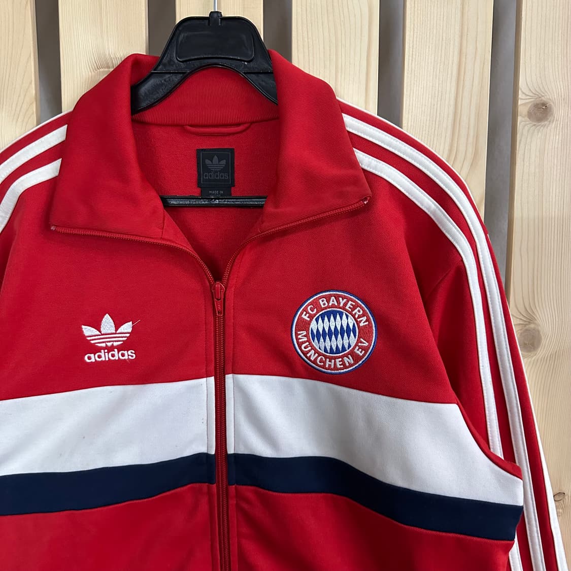 (L) 아디다스 레드 바이에른 뮌헨 져지 트랙탑 상품이미지4