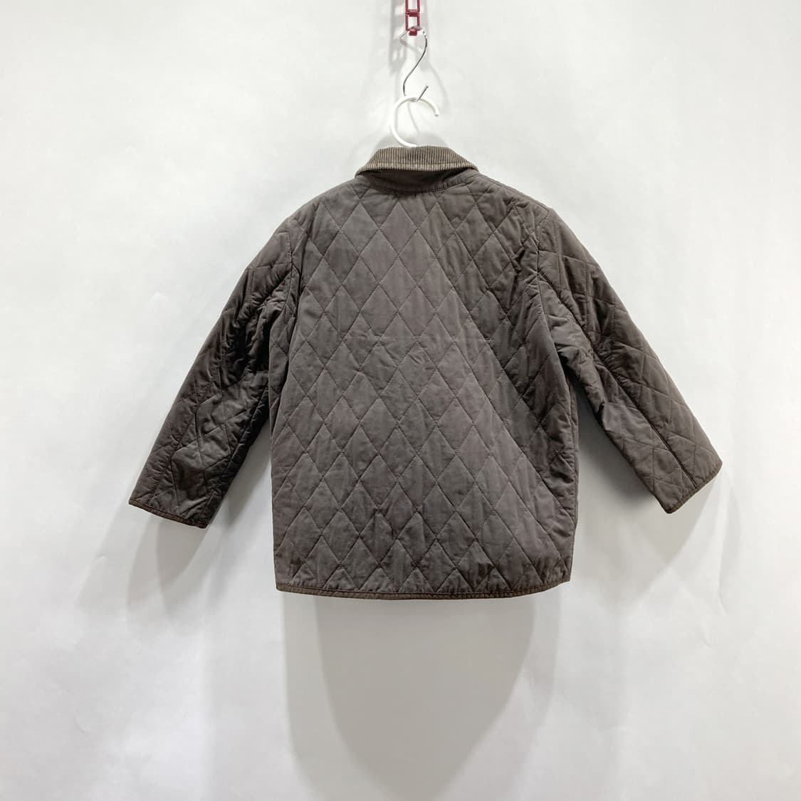 버버리 키즈 카라 퀄팅자켓 정품 브라운 6Y  상품이미지2