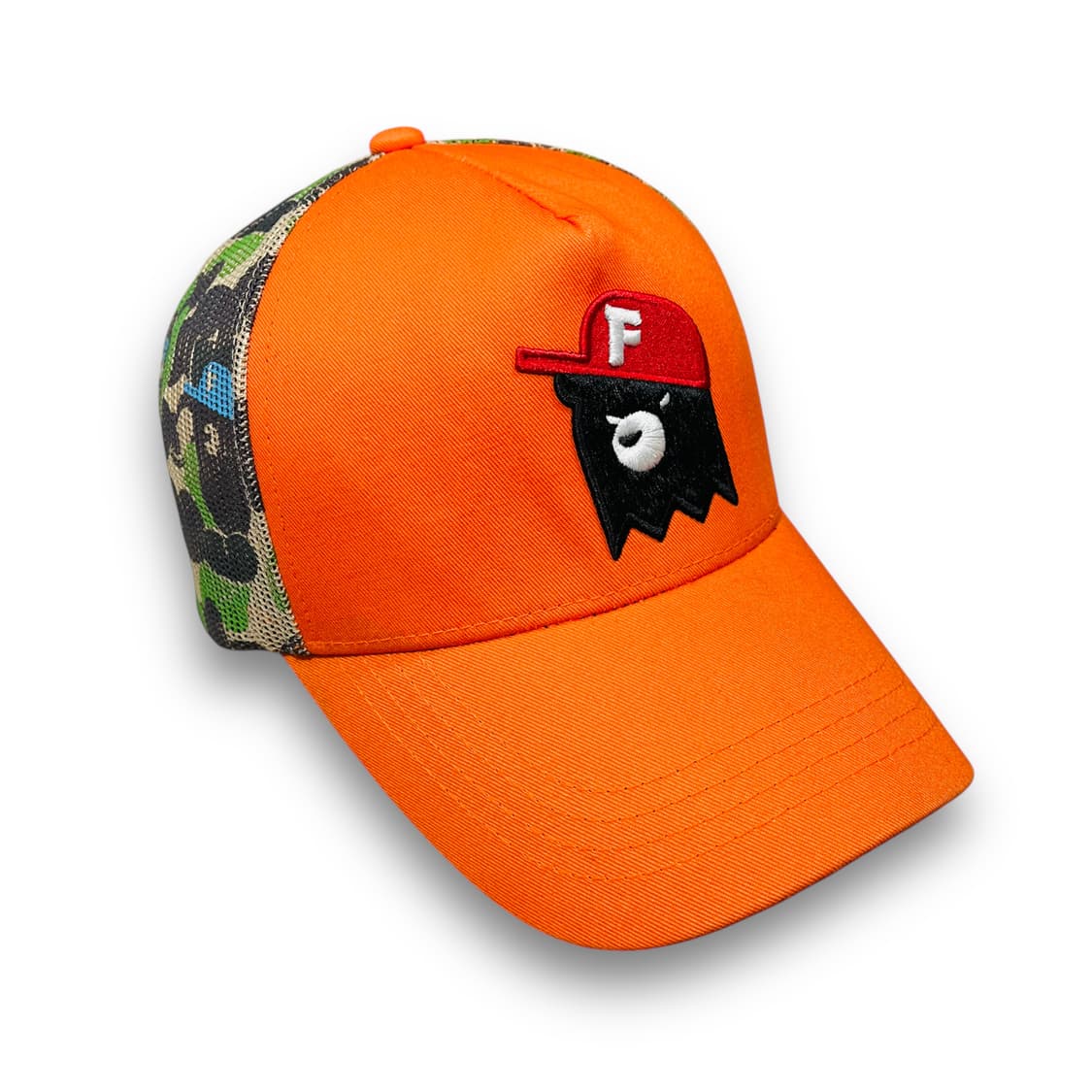 푸부 F 베어 카모플라주 민트급 메쉬캡 상품이미지1