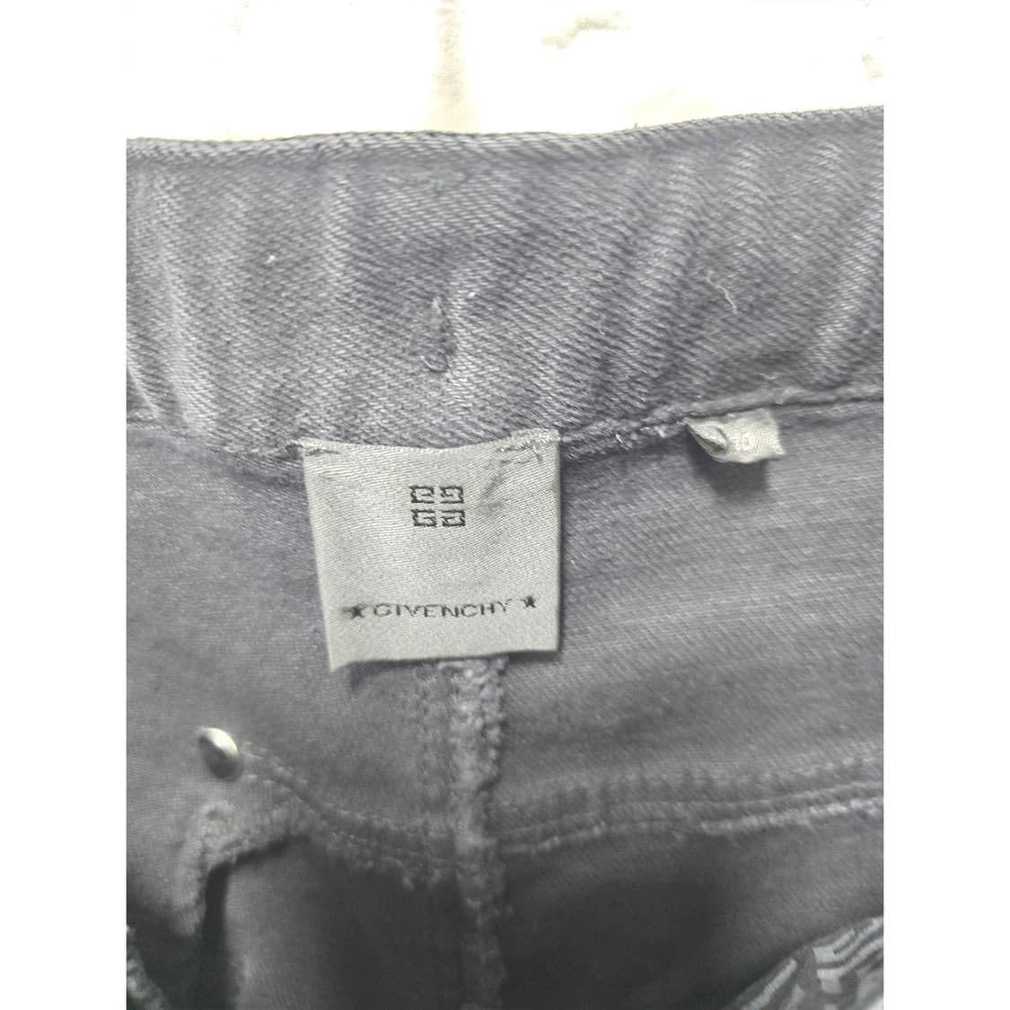 지방시 블랙 지퍼 포인트 팬츠 25인치 상품이미지2