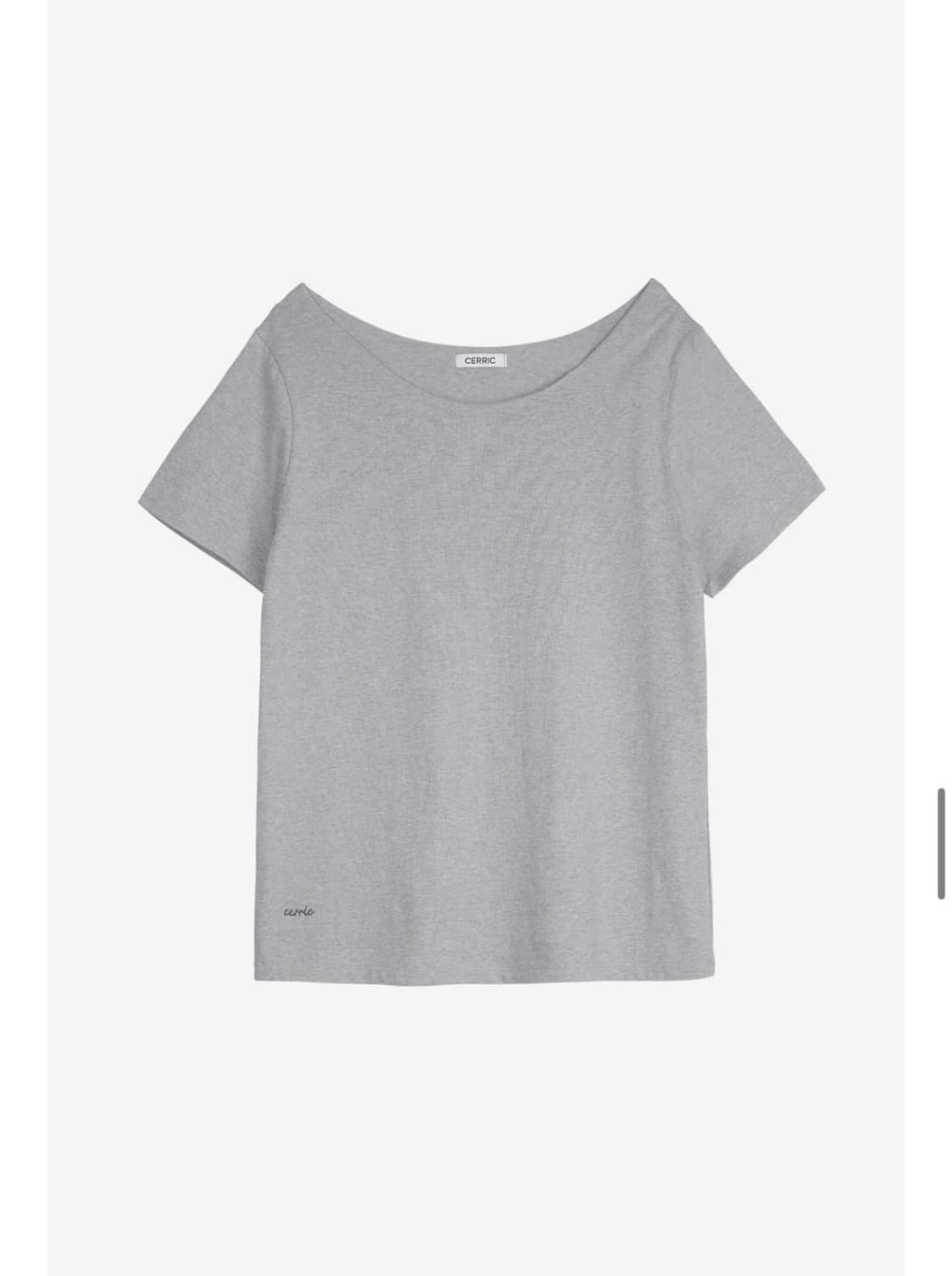 세릭 ONE SHOULDER LOOSE TOP / MELANGE GRAY 상품이미지3