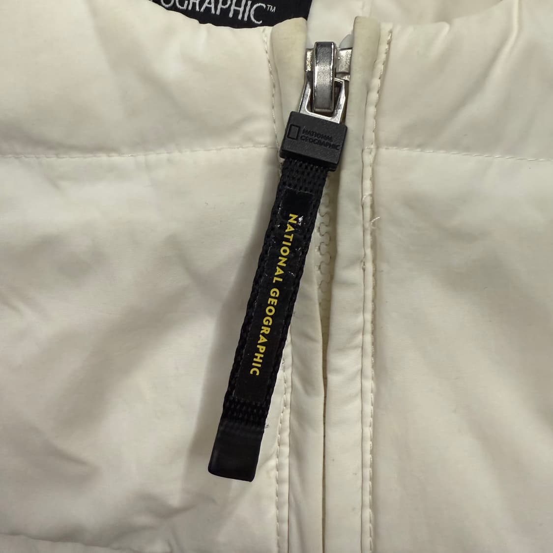 [정품/XS] 내셔널지오그래픽 화이트 패딩 자켓 b17 상품이미지7